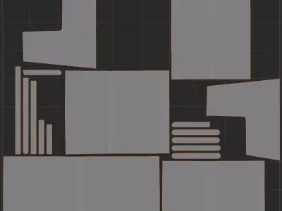 Jut Step Stool Free 3D model