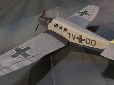 Junkers F-13 3D model