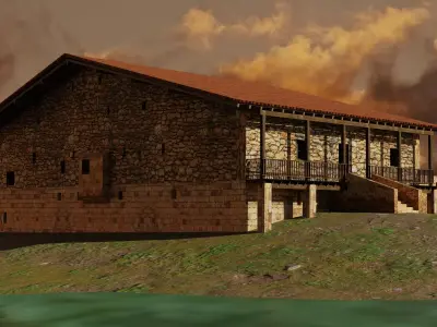 Zerain Jauregi house 3D model