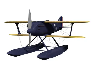 Curtiss R3C2 3D model