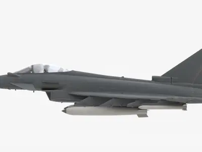 8K EF-2000 Low-poly 3D model