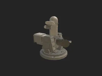 SEA RAM WEAPONS SYSTEM Low-poly 3D model