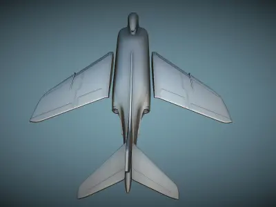 Supermarine Scimitar - 3D Printable Model 3D print model