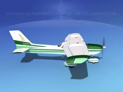 Cessna 172 Skyhawk STOL V10 3D model