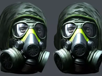 Helmet 3d model military combat Military Low-poly Low-poly 3D model