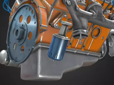engine 3d model 3D model