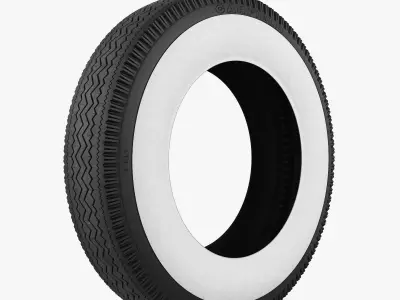 Tire Garfield ZigZag 3D model