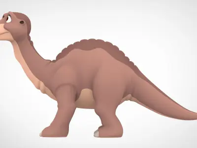 Littlefoot Longneck 3D model