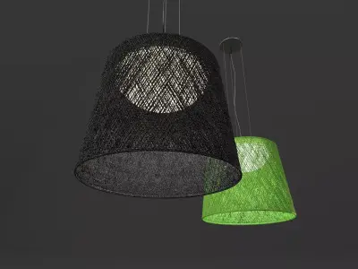 Wind Outdoor Pendant Light - 4075 3D model