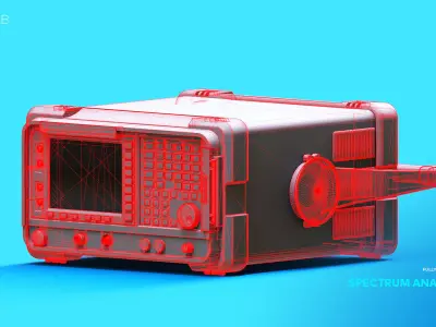 Spectrum Analyzer 3D model
