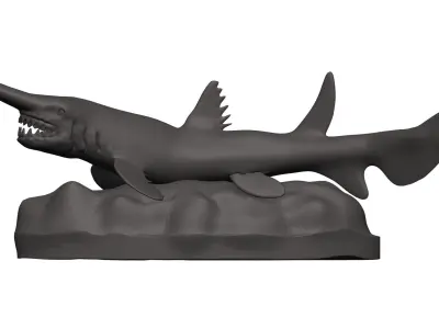 Goblin Shark 3D model