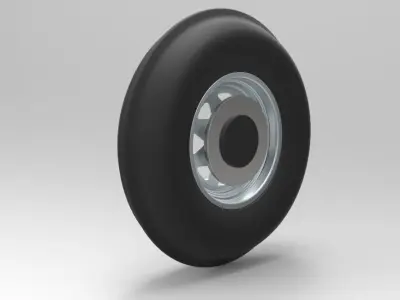 Front wheel for Dune Buggy 3D model