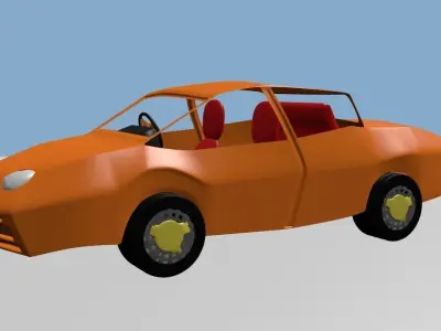 Beautiful Car Free low-poly 3D model