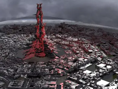 Skeleton Tower 2 3D model