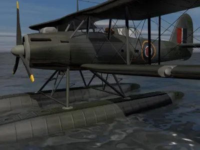 Fairey Seafox Mk-1 3D model