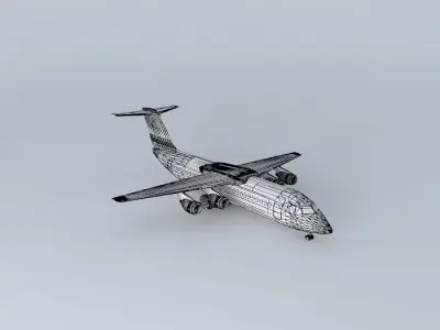 Royal Airways BAE 146301 Free 3D model
