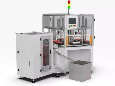 Automatic Chocolate Heart Box Forming Machine 3D model