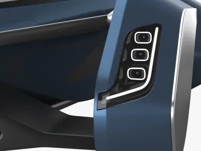 Hover car concept 3 3D model