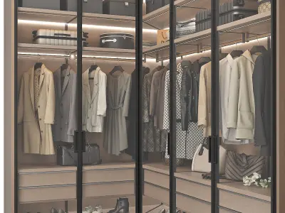 Walk-in Closet 98 part 5 3D model