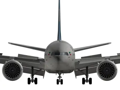 Boeing 777-200LR Ceiba Intercontinental Airlines 3D model