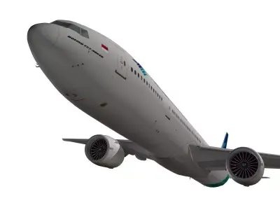 Boeing 777-300ER Garuda Indonesia 3D model