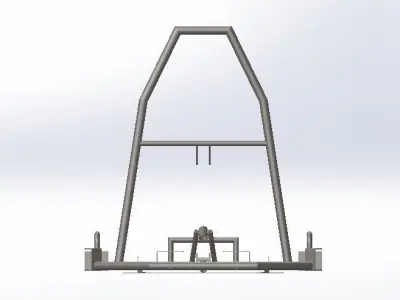 Chassis go-kart Free 3D model