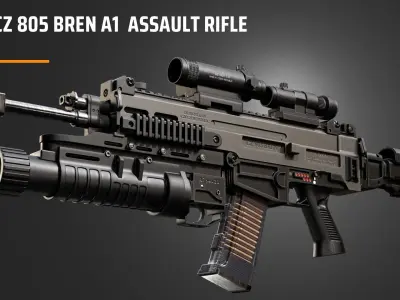 CZ 805 Bren A1 Assult Rifle 3D model