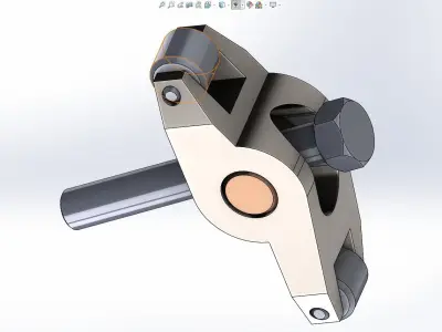 Rocket arm - Solidworks 3D model