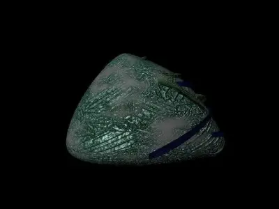 Insect Nest Centripedes Mecha-Burrow 3D model