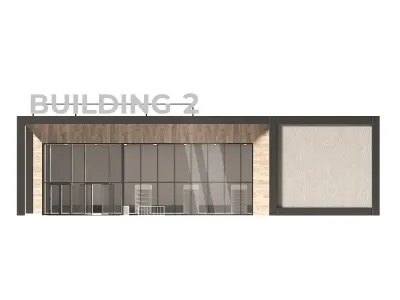 Commercial building Exhibition salon showroom Store 3D model