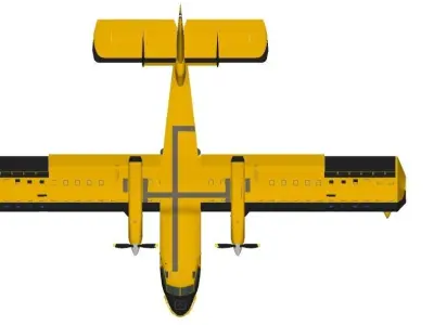 Bombardier 415 Canadair CL-415 3D model