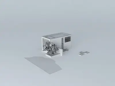 An office at Dhaka 3D model