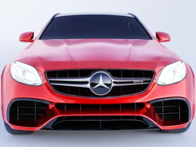 2018 Mercedes-AMG E63 S Wagon Free 3D model