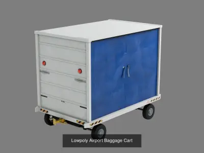 Airport Vehicles Pack 3D Model Collection