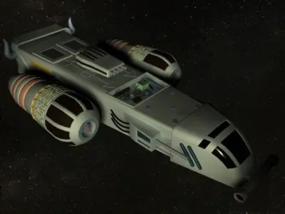 Xpress Fighter Spacecraft 3D model