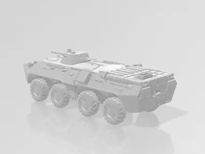 Ukraine BTR-80 Free 3D model
