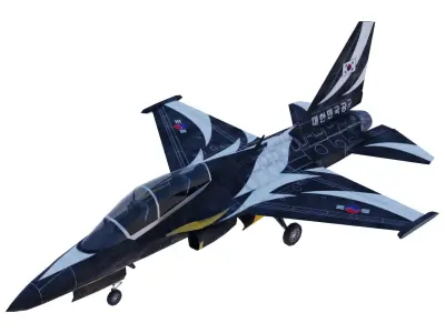 KAI FA-50 Golden Eagle Low-poly 3D model