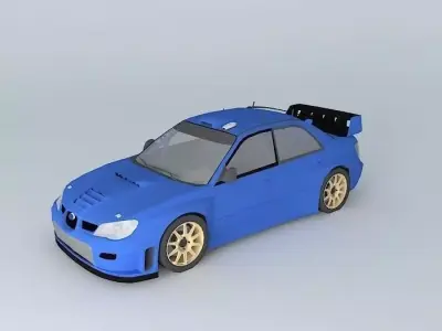 Subaru Impreza GD WRC 2006 Free 3D model