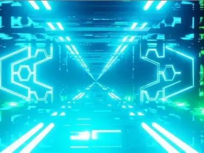 Sci Fi Scene Free low-poly 3D model