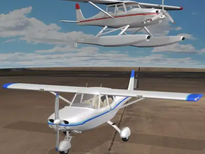 Light Plane model 3D model