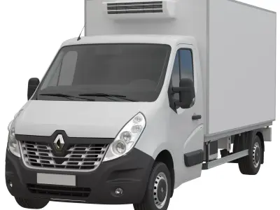 Renault Master 2015 BoxTruck FWD 3D model