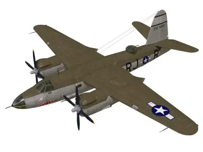 Martin B-26 Marauder 3D model