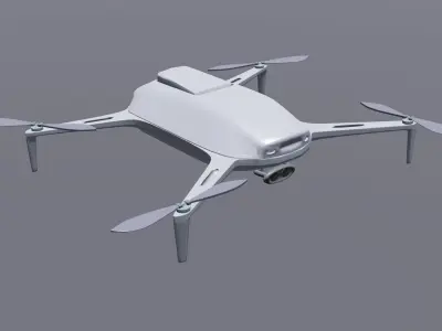 Panthom dji phantom drone Low-poly 3D model
