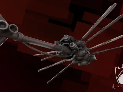Ork Jet Ornithopter 3D print model