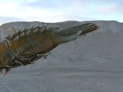 Scarab Beatle sci fi 3D model