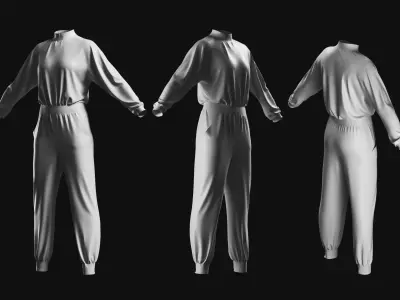 Basemesh Bodysuit Collection 3D model