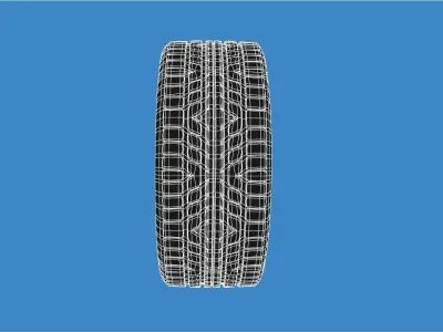 Car Tyre Free 3D model