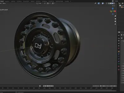 Black Rhino AXEL Matte Black 3D model