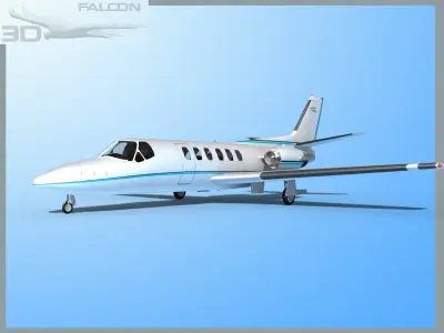 Falcon3D Citation V C560 F06 3D model