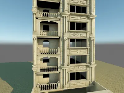 classical building 3D model